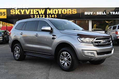 Silver 2015 Ford Everest SUV UA TREND WAGON 7ST 5DR SPTS AUTO 6SP 4WD 3.2DT
