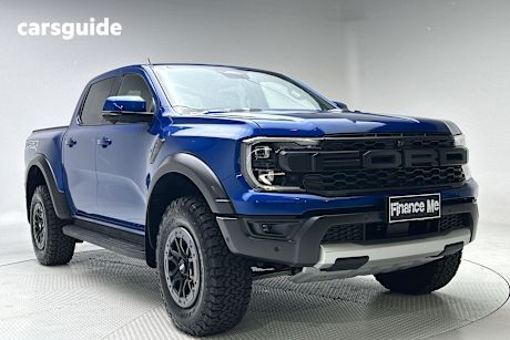 Blue 2023 Ford Ranger Ute Tray RAPTOR 4X4