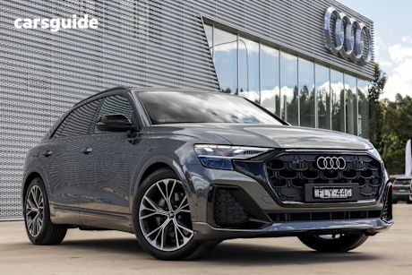 Grey 2024 Audi Q8 SUV 50 TDI S LINE 4WD