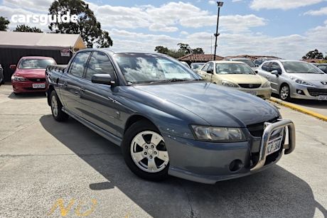 Grey 2004 Holden Crewman Crew Cab Utility S
