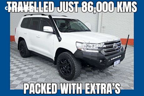 White 2021 Toyota Landcruiser SUV VX 4X4