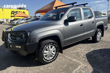 Grey 2015 Volkswagen Amarok Ute Tray TDI400 CORE 4X4
