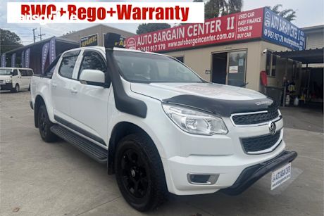 White 2015 Holden Colorado Crew Cab Pickup Ls (4X2)