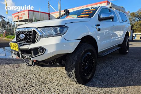 White 2021 Ford Ranger Ute Tray XLT