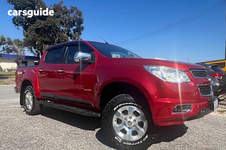 Red 2013 Holden Colorado Ute Tray LTZ