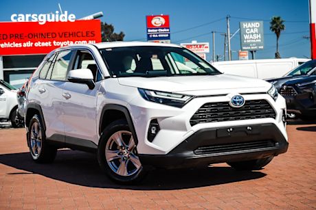 White 2021 Toyota RAV4 Wagon Gx (2Wd) Hybrid