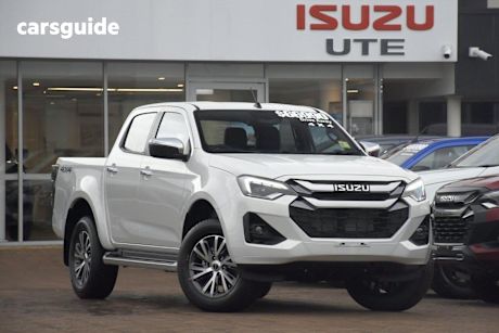 White 2024 Isuzu D-MAX Crew Cab Utility Ls-U+ (4X4)