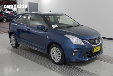 Blue 2021 Suzuki Baleno Hatch GL