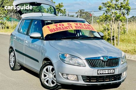 Silver 2013 Skoda Fabia Hatchback 77 Tsi