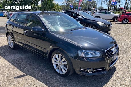 Black 2012 Audi A3 Hatch AMBITION F