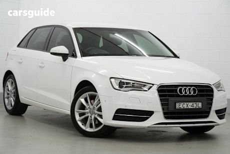 White 2015 Audi A3 Hatch ATTRACTION F