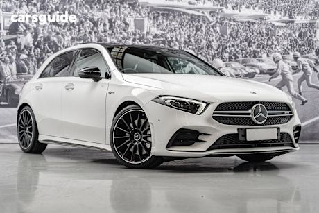 White 2021 Mercedes-Benz A-CLASS Hatch A35 AMG 4WD