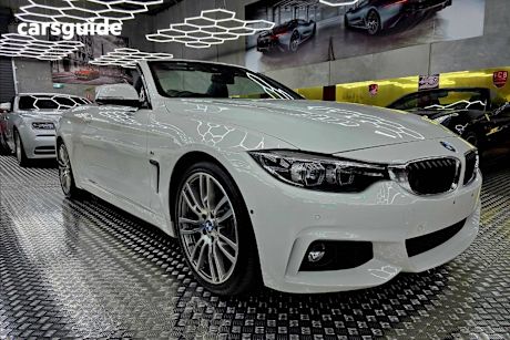 White 2017 BMW 4 Convertible 430I M SPORT R