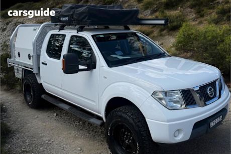 White 2015 Nissan Navara Dual Cab Pick-up Rx (4X4)