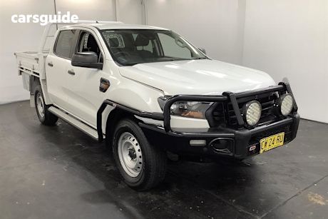 White 2020 Ford Ranger Double Cab Chassis Xl 3.2 (4X4)