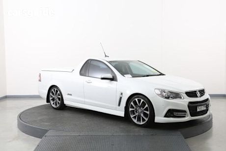 White 2014 Holden UTE Utility Ss-V