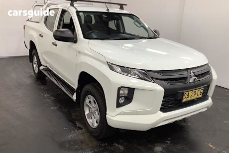 White 2019 Mitsubishi Triton Double Cab Pick Up Glx Adas