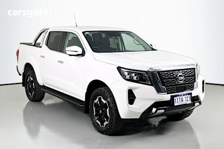 White 2021 Nissan Navara Dual Cab Pick-up St-X (4X4) Cloth/No Sunroof