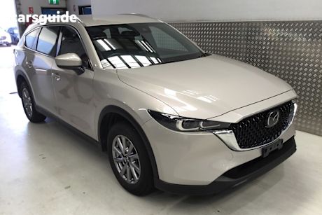 White 2023 Mazda CX-8 SUV G25 SPORT F