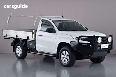 White 2020 Mitsubishi Triton Cab Chassis Glx (4X4)