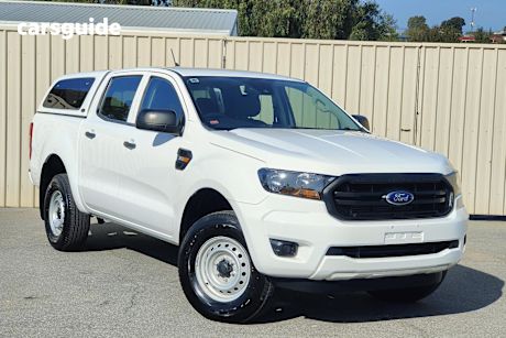 White 2022 Ford Ranger Ute Tray XL 4X4