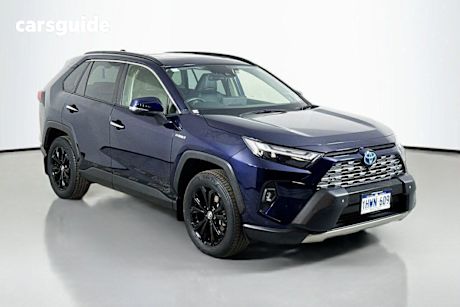 Blue 2023 Toyota RAV4 SUV CRUISER 4X4