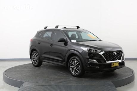 Black 2020 Hyundai Tucson Wagon Active X (2Wd) Beige Int