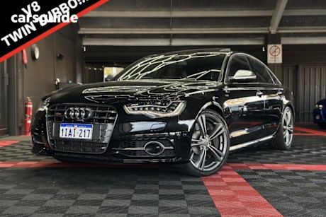Black 2013 Audi S6 Sedan 4WD