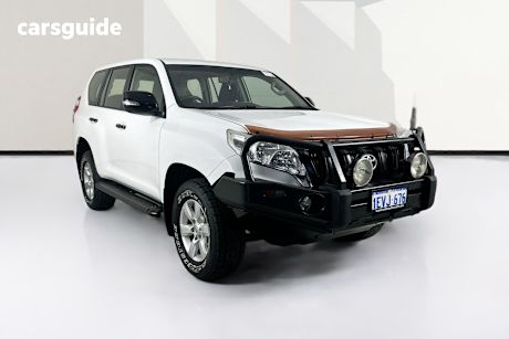 White 2015 Toyota Landcruiser Prado Wagon Gx (4X4)