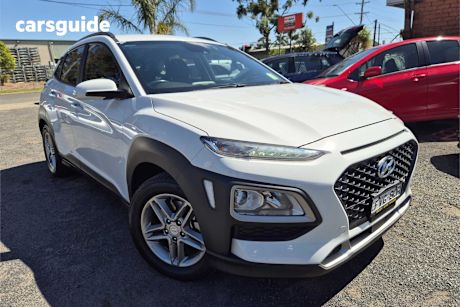 White 2019 Hyundai Kona Wagon Active (Awd)