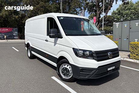 White 2025 Volkswagen Crafter Commercial 50 TDI410 R