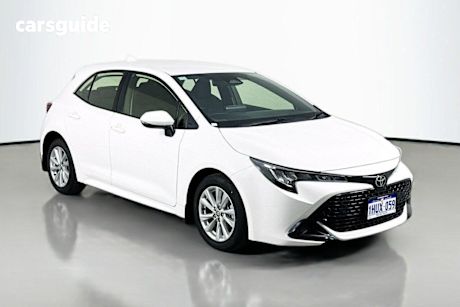 White 2023 Toyota Corolla Hatchback Ascent Sport + Convenience Pk