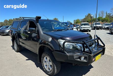 Black 2013 Isuzu D-MAX Ute Tray LS-M 4X4