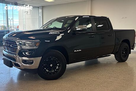 Black 2024 Ram 1500 Crew Cab Utility Laramie (W/Sunroof) Mhev