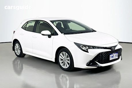 White 2023 Toyota Corolla Hatchback Ascent Sport + Convenience Pk