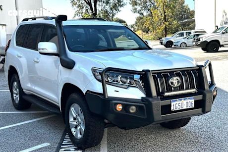 White 2018 Toyota Landcruiser SUV PRADO GXL (4X4) GDJ150R MY18