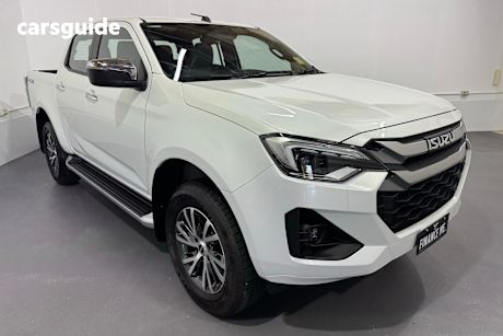 White 2025 Isuzu D-MAX Ute Tray LS-U+ 4X4