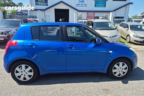 Blue 2010 Suzuki Swift Hatchback S