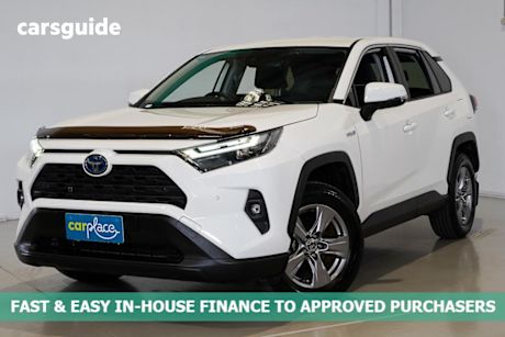 White 2022 Toyota RAV4 Wagon Gx (2Wd) Hybrid