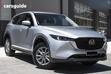 Silver 2022 Mazda CX-5 SUV G25 MAXX SPORT F