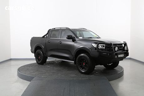 Black 2021 GWM UTE Ute Tray CANNON-L 4X4