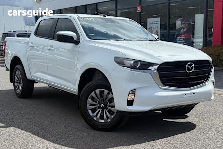 White 2022 Mazda BT-50 Ute Tray XT 4X4