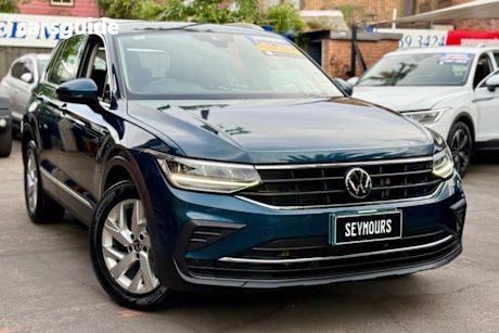 Blue 2023 Volkswagen Tiguan SUV 110TSI LIFE F