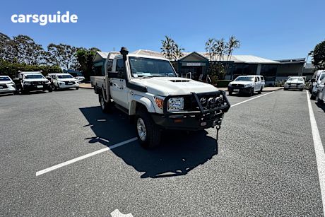 White 2020 Toyota Landcruiser Ute Tray GX 4X4