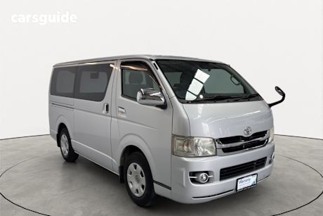 Silver 2009 Toyota HiAce Commercial LONG SUPER GL