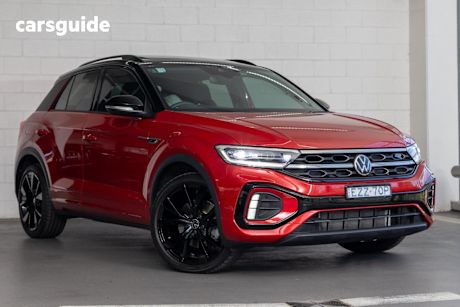 Red 2023 Volkswagen T-ROC SUV 140TSI R-LINE 4WD
