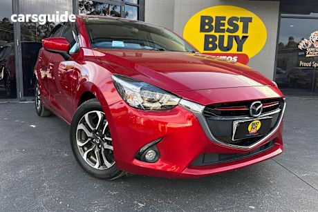 Burgundy 2016 Mazda Mazda2 Hatch GENKI F