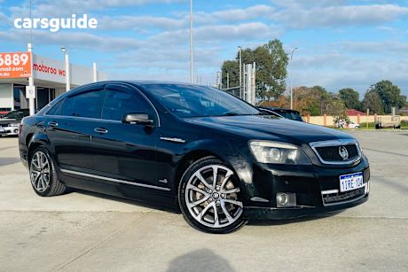 Black 2010 Holden Caprice Sedan V R