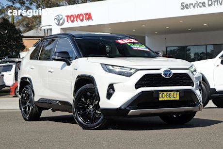 White 2021 Toyota RAV4 SUV XSE 4X4