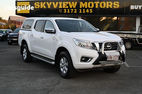 White 2018 Nissan Navara Ute Tray ST 4X4